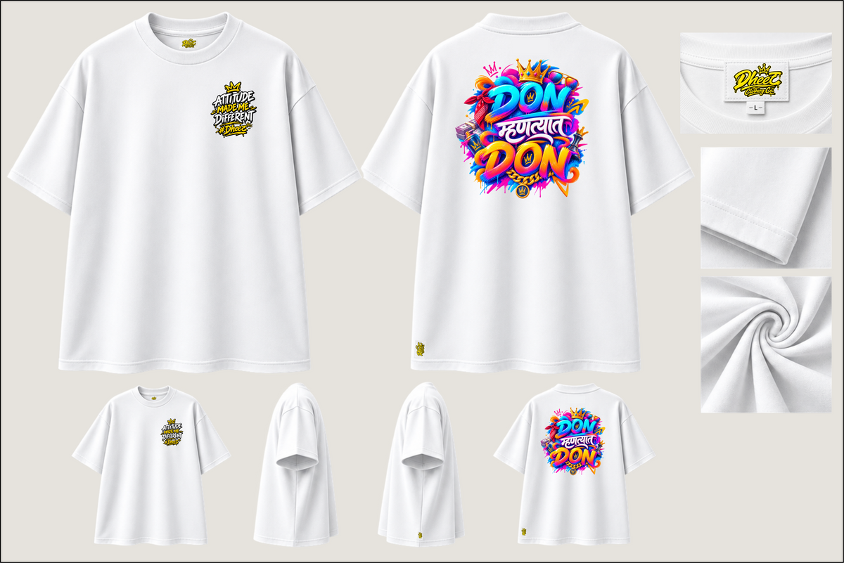 Don Mhantyat Don - Men's Premium Oversize Tshirt