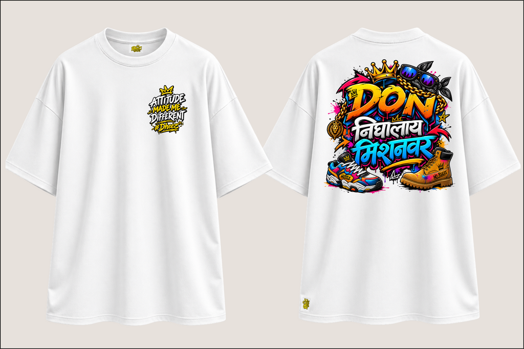 Don Nighalay Mishanvar - Men's Premium Oversize Tshirt